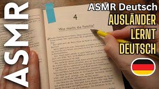 Ausländer lernt Deutsch [ASMR Deutsch]