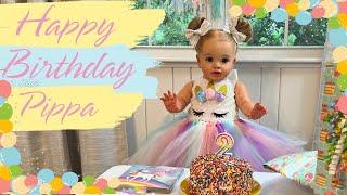 My Reborn Doll Pippa Turns 2  Reborn Roleplay Birthday Party  #reborn #dolls #roleplay