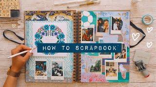  DIY HOW TO SCRAPBOOK || inspiration & ideas