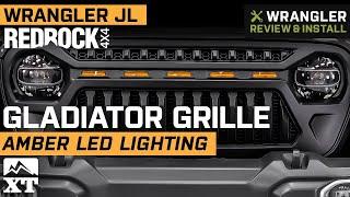 Jeep Wrangler JL RedRock 4x4 Gladiator Grille with Amber LED Lighting Review & Install