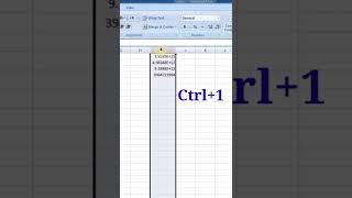 numbers are not showing properly in excel sheet