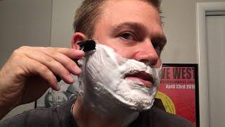 Beginners How To Shave With An Aggressive DE Razor Video