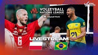 TRỰC TIẾP | BA LAN vs BRAZIL | TỨ KẾT | Giải bóng chuyền nam Volleyball Nations League 2024