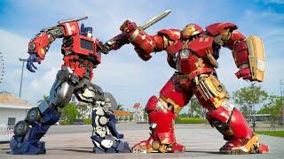 Avengers x Transformers - Optimus Prime vs Iron Man Full Fight #2024 | Paramount Pictures [HD]