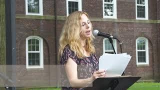 Deborah Landau at the 2021 NYC Poetry Festival