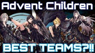 What are the BEST TEAMS for ADVENT CHILDREN?! Looking at JP Month 1 Guild Battle Data #wotv #ff7ac