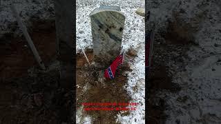 Hurricane Helene Western NC. I was helping in disaster relief and saw the tomb stone in the mud.