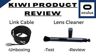 Kiwi Design VR Accessories Review - Link Cable and Lens Cleaner