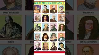 all great mathematicians #mathematician #mathematics #physics #education #learn #discover #math