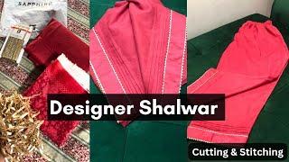 PAKISTANI Shalwar || Salwar Cutting & Stitching Very Easy Method || Tips and Tricks for Beginners