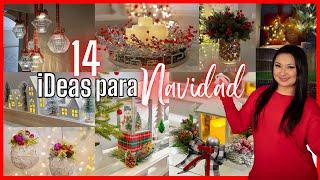 14 iDEAS para NAVIDAD / Decoración Navideña 2024 / Christmas Decor ideas 2024