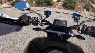 1st RIDE V4S DUCATI StreetFighter Dark Stealth w/FULL Akro System atop Mt Lemmon AZ !!! OMG