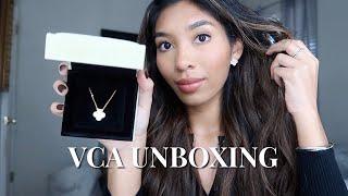 VAN CLEEF VINTAGE ALHAMBRA NECKLACE AND EARRINGS UNBOXING