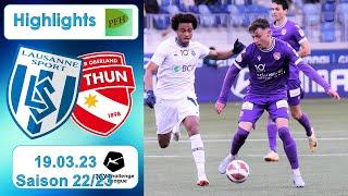 Highlights: FC Lausanne - Sport vs FC Thun (19.03.2023)