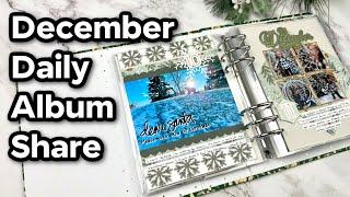 December Daily Flip Through + Lots of 6x8 Scrapbooking Ideas