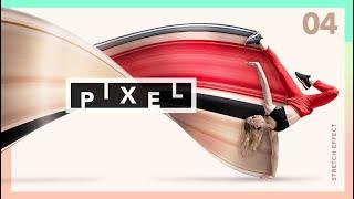 Pixel Stretch Effect in Photoshop | Dynamic & Blended | Graphic design