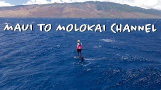 I PRONE FOILED THE MAUI TO MOLOKAI CHANNEL!