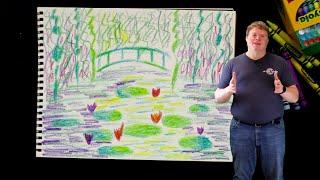 Monet's Impressions of Lily Gardens - How to Draw Places