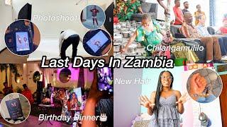 Last Days in Zambia: Sky Girls Shoot, Chilangamulilo, Birthday Dinner + More| ft. Dossier | KayxTee