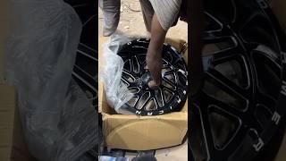 22inch Alloy Wheels install in Thar