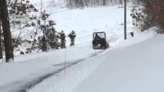 Kawasaki Mule 4010 & Boss Plow