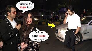 Mr Faisu GRAND Entry In His New BMW At Jannat Zubair Party 2020