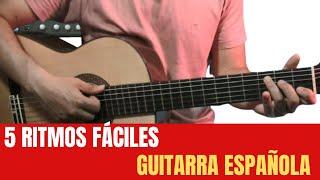 5 ritmos fáciles para tocar en guitarra española