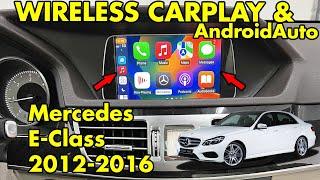 Wireless CarPlay and AndroidAuto in Mercedes E-Class 2012 2013 2014 2015 2016 W212 NTG4.5 / NTG4.7