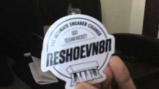 Unboxing Reshoevn8r ultimate sneaker cleaner