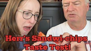 Herr’s Sandwi-chips taste test ft. my dad!!