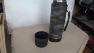 aladdin stanley camo steel thermos made in the USA 1996 2018