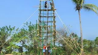 WORLD'S BIGGEST STEAM CAKE | 30 Feet King Of Puttu Making | Cooking in Our Village