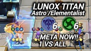 MAGIC CHESS | LUNOX TITAN ASTRO ELEMENTALIST | LING SKILL 2 META NOW