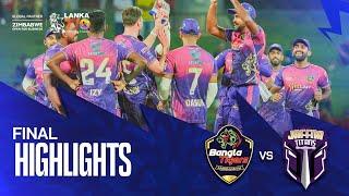 Lanka T10 Super League 2024 I The Final Highlights I Hambantota Bangla Tigers vs Jaffna Titans