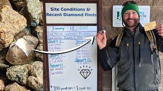 I FOUND the BIGGEST DIAMOND of THE YEAR! - Crater of Diamonds State Park