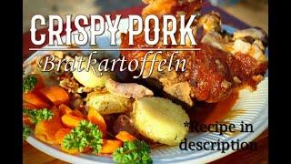 Crispy Pork Shank with Bratkartoffeln | Cast Iron cooking | Wolkberg Artisans | Fried | How to make