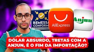 A IMPORTAÇÃO TÁ FICANDO IMPOSSÍVEL! Entrega PÉSSIMA da ANJUN, DÓLAR ALTO, + IMPOSTO... E AGORA?