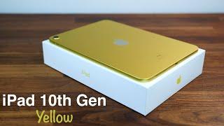 iPad 10th Generation Yellow Unboxing