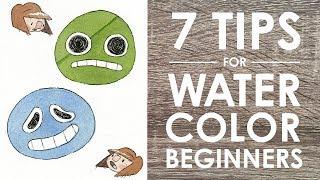 7 WATERCOLOR TIPS (For Beginners!)