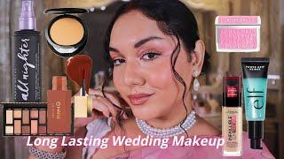 Wedding Season Long Lasting Flawless Makeup / Bridal self makeup, Wedding Guest easy look.