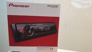 Pioneer MVH-S219BT unboxing review