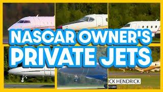 Nascar Owners Private Jet Compilation