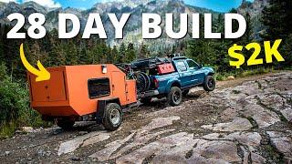 FULL TOUR | How To Build an AFFORDABLE CAMPER in 4 Weeks!