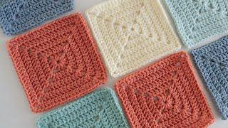 Crochet a Perfect SOLID Granny Square!