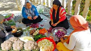 Rural life & iranian food/@Country_events Cooking pickled cabbage and traditional Iranian food