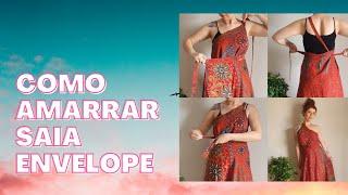 Formas de usar saia envelope  Aprenda como vestir saia kari! A saia envelope que vira vestido