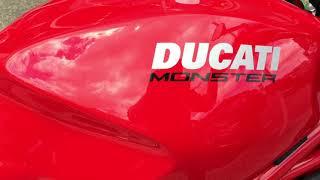 Ducati Monster 659 with Termignoni exhaust revving