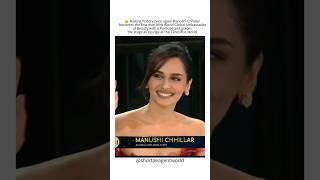 Manushi Chhillar shines as Global Ambassador & judge at #72ndMissWorld  #manushichhillar