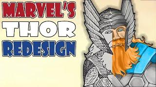 Speed Drawing - Marvel's Thor Redesign