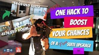 The W Hotel Hong Kong - 1 Important Way to Get an Suite Upgrade and Full Hotel Review | 香港 W 酒店 |